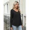 imageANRABESS Womens Long Sleeve Shirts Casual V Neck Basic Tee Tshirts Loose Fit Curved Hem Tunic Top 2025 Fall OutfitsBlack
