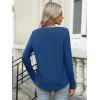 imageANRABESS Womens Long Sleeve Shirts Casual V Neck Basic Tee Tshirts Loose Fit Curved Hem Tunic Top 2025 Fall OutfitsDark Blue