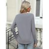 imageANRABESS Womens Long Sleeve Shirts Casual V Neck Basic Tee Tshirts Loose Fit Curved Hem Tunic Top 2025 Fall OutfitsSliver Gray