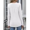 imageANRABESS Womens Long Sleeve Shirts V Neck Dressy Casual Blouse Lightweight Tunic Tops 2025 Fall Outfits Trendy ClothesWhite