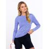 imageANRABESS Womens Long Sleeve Workout Quick Dry Fitted Yoga Gym Athletic ShirtsRoyal Blue