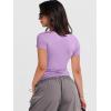 imageANRABESS Womens Short Sleeve Summer T Shirts Crew Neck Slim Fit Basic Tees 2025 Crop Tops Y2k Clothes OutfitsPurple