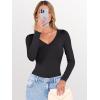 imageANRABESS Long Sleeve Shirts for Women V Neck Basic Tees Top Casual Going Out Tshirt Workout Outfits 2025 Fall Fashion ClothesBlack
