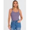 imageANRABESS Tank Top for Womens Summer 2026 Scoop Neck Sleeveless Ribbed Knit Workout Basic Tees Slim Fitted Cami ShirtsPurple