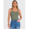 imageANRABESS Tank Top for Womens Summer 2026 Scoop Neck Sleeveless Ribbed Knit Workout Basic Tees Slim Fitted Cami ShirtsSage Green