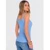 imageANRABESS Tank Top for Womens Summer 2026 Scoop Neck Sleeveless Ribbed Knit Workout Basic Tees Slim Fitted Cami ShirtsSky Blue