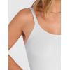 imageANRABESS Tank Top for Womens Summer 2026 Scoop Neck Sleeveless Ribbed Knit Workout Basic Tees Slim Fitted Cami ShirtsWhite