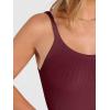 imageANRABESS Tank Top for Womens Summer 2026 Scoop Neck Sleeveless Ribbed Knit Workout Basic Tees Slim Fitted Cami ShirtsWine Red
