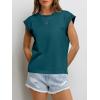 imageANRABESS Women Cap Sleeve Tops 2025 Trendy Summer Loose Fit Cute Basic T Shirts Business Dressy Casual Outfits ClothesBlue Green