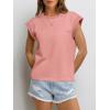 imageANRABESS Women Cap Sleeve Tops 2025 Trendy Summer Loose Fit Cute Basic T Shirts Business Dressy Casual Outfits ClothesCoral Pink