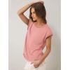 imageANRABESS Women Cap Sleeve Tops 2025 Trendy Summer Loose Fit Cute Basic T Shirts Business Dressy Casual Outfits ClothesCoral Pink