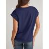 imageANRABESS Women Cap Sleeve Tops 2025 Trendy Summer Loose Fit Cute Basic T Shirts Business Dressy Casual Outfits ClothesNavy Blue
