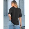 imageANRABESS Women Oversized T Shirts Short Sleeve Summer Casual Loose Top Basic Tee with PocketBlack