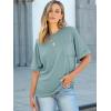 imageANRABESS Women Oversized T Shirts Short Sleeve Summer Casual Loose Top Basic Tee with PocketCadet Blue