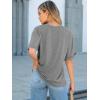 imageANRABESS Women Oversized T Shirts Short Sleeve Summer Casual Loose Top Basic Tee with PocketGray