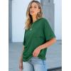 imageANRABESS Women Oversized T Shirts Short Sleeve Summer Casual Loose Top Basic Tee with PocketGreen