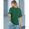 imageANRABESS Women Oversized T Shirts Short Sleeve Summer Casual Loose Top Basic Tee with PocketGreen