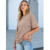 imageANRABESS Women Oversized T Shirts Short Sleeve Summer Casual Loose Top Basic Tee with PocketKhaki