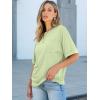 imageANRABESS Women Oversized T Shirts Short Sleeve Summer Casual Loose Top Basic Tee with PocketLight Green