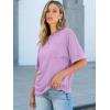 imageANRABESS Women Oversized T Shirts Short Sleeve Summer Casual Loose Top Basic Tee with PocketLight Purple