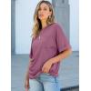 imageANRABESS Women Oversized T Shirts Short Sleeve Summer Casual Loose Top Basic Tee with PocketPurple