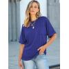 imageANRABESS Women Oversized T Shirts Short Sleeve Summer Casual Loose Top Basic Tee with PocketRoyal Blue