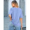 imageANRABESS Women Oversized T Shirts Short Sleeve Summer Casual Loose Top Basic Tee with PocketSky Blue