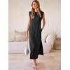 imageANRABESS Women Summer Casual Sleeveless Maxi Dress 2026 Crewneck Loose Split WrinkleFree Beach Travel Vacation Long SundressBlack