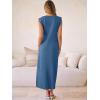imageANRABESS Women Summer Casual Sleeveless Maxi Dress 2026 Crewneck Loose Split WrinkleFree Beach Travel Vacation Long SundressDeep Blue