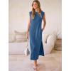 imageANRABESS Women Summer Casual Sleeveless Maxi Dress 2026 Crewneck Loose Split WrinkleFree Beach Travel Vacation Long SundressDeep Blue