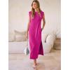 imageANRABESS Women Summer Casual Sleeveless Maxi Dress 2026 Crewneck Loose Split WrinkleFree Beach Travel Vacation Long SundressHot Pink