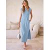 imageANRABESS Women Summer Casual Sleeveless Maxi Dress 2026 Crewneck Loose Split WrinkleFree Beach Travel Vacation Long SundressLight Blue