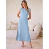 imageANRABESS Women Summer Casual Sleeveless Maxi Dress 2026 Crewneck Loose Split WrinkleFree Beach Travel Vacation Long SundressLight Blue