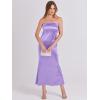 imageANRABESS Women Wedding Guest Maxi Dress Strapless Satin Tube Bodycon Backless Cocktail Formal Dresses 2025 FallPurple