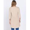 imageANRABESS Womens 34 Sleeve Long Tunic Tops for Leggings High Low Henley Shirts Dressy Casual Loose Blouses 2025 Fall FashionLight Khaki
