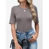imageANRABESS Womens Half Sleeve Tops Crewneck Shirts Basic Fit Tee Trendy 2026 Spring Summer Business Casual TShirtsGray Taupe