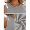 imageANRABESS Womens High Neck Tank Tops Stretchy Sleeveless Racerback Sexy Slim Fit Basic Tee Shirts Y2K Trendy Summer OutfitsDark Grey