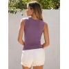 imageANRABESS Womens High Neck Tank Tops Stretchy Sleeveless Racerback Sexy Slim Fit Basic Tee Shirts Y2K Trendy Summer OutfitsPurple