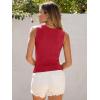 imageANRABESS Womens High Neck Tank Tops Stretchy Sleeveless Racerback Sexy Slim Fit Basic Tee Shirts Y2K Trendy Summer OutfitsRed