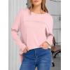 imageANRABESS Womens Long Sleeve T Shirts Split Side Tunic Tops 2025 Fall OutfitsPink