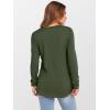 imageANRABESS Womens Long Sleeve Tunic Tops V Neck TShirts Casual Cute Basic Tee 2025 Fall Work Travel Loungewear OutfitsArmy Green