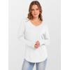 imageANRABESS Womens Long Sleeve Tunic Tops V Neck TShirts Casual Cute Basic Tee 2025 Fall Work Travel Loungewear OutfitsWhite