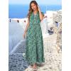 imageANRABESS Womens Summer Casual Maxi Dress V Neck Ruffle Sleeve Long Dresses Fashion Flowy Tiered Boho Beach Vacation SundressBlue Green Floral