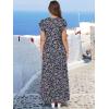imageANRABESS Womens Summer Casual Maxi Dress V Neck Ruffle Sleeve Long Dresses Fashion Flowy Tiered Boho Beach Vacation SundressFloral Black Purple