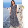 imageANRABESS Womens Summer Casual Maxi Dress V Neck Ruffle Sleeve Long Dresses Fashion Flowy Tiered Boho Beach Vacation SundressFloral Black Purple
