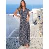 imageANRABESS Womens Summer Casual Maxi Dress V Neck Ruffle Sleeve Long Dresses Fashion Flowy Tiered Boho Beach Vacation SundressFloral Black Purple