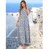imageANRABESS Womens Summer Casual Maxi Dress V Neck Ruffle Sleeve Long Dresses Fashion Flowy Tiered Boho Beach Vacation SundressFloral Blue Yellow