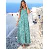 imageANRABESS Womens Summer Casual Maxi Dress V Neck Ruffle Sleeve Long Dresses Fashion Flowy Tiered Boho Beach Vacation SundressFloral Green