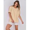 imageANRABESS Womens Tops Oversized T Shirts Loose Fit Short Sleeve Crewneck Summer Casual 2025 Trendy Boxy Tee BlouseApricot