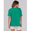 imageANRABESS Womens Tops Oversized T Shirts Loose Fit Short Sleeve Crewneck Summer Casual 2025 Trendy Boxy Tee BlouseGreen